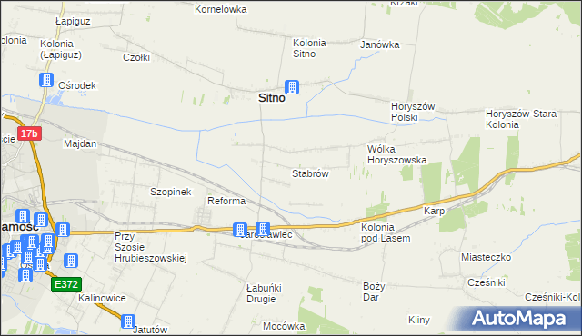 mapa Stabrów, Stabrów na mapie Targeo