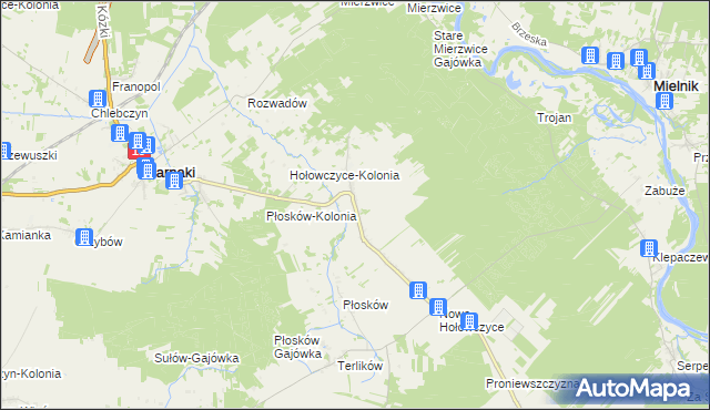 mapa Stare Hołowczyce, Stare Hołowczyce na mapie Targeo