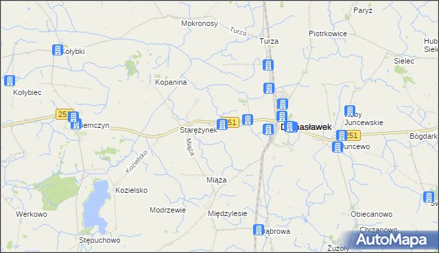 mapa Starężyn, Starężyn na mapie Targeo