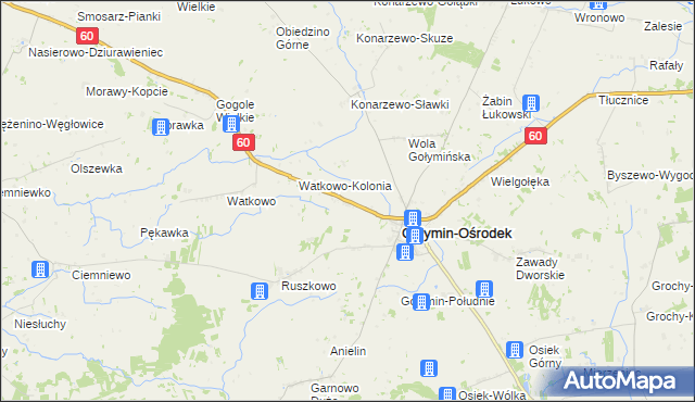 mapa Stary Kałęczyn, Stary Kałęczyn na mapie Targeo