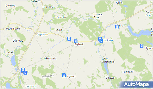 mapa Stębark, Stębark na mapie Targeo