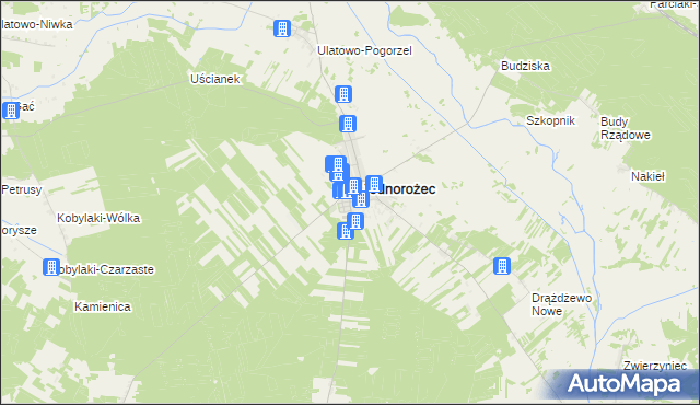 mapa Stegna gmina Jednorożec, Stegna gmina Jednorożec na mapie Targeo
