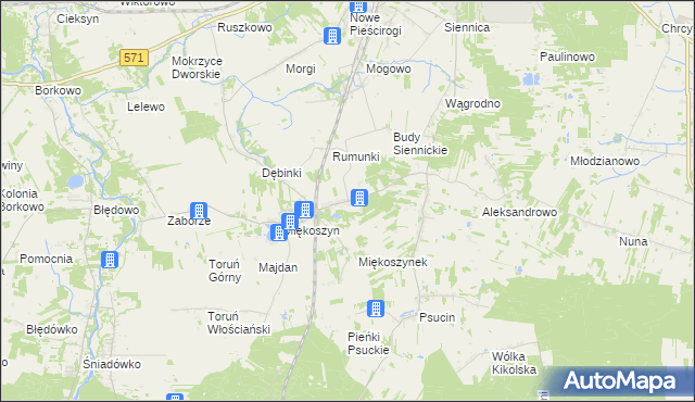 mapa Studzianki gmina Nasielsk, Studzianki gmina Nasielsk na mapie Targeo