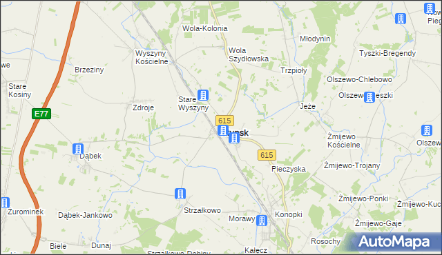 mapa Stupsk, Stupsk na mapie Targeo