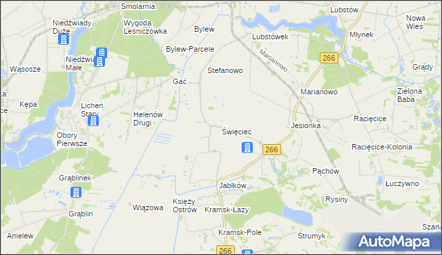 mapa Święciec, Święciec na mapie Targeo