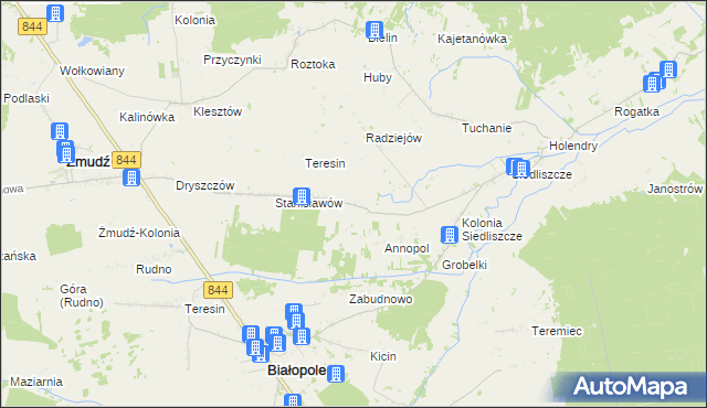 mapa Syczów, Syczów na mapie Targeo