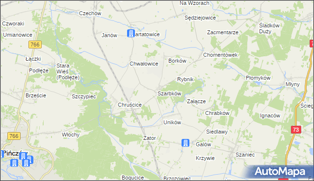 mapa Szarbków, Szarbków na mapie Targeo