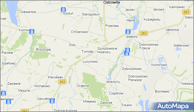 mapa Szyszłowo, Szyszłowo na mapie Targeo
