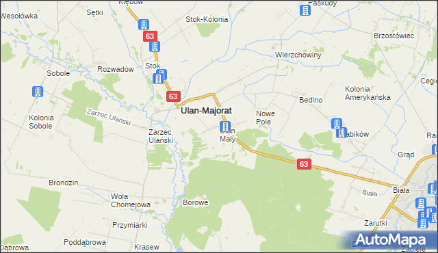 mapa Ulan Mały, Ulan Mały na mapie Targeo