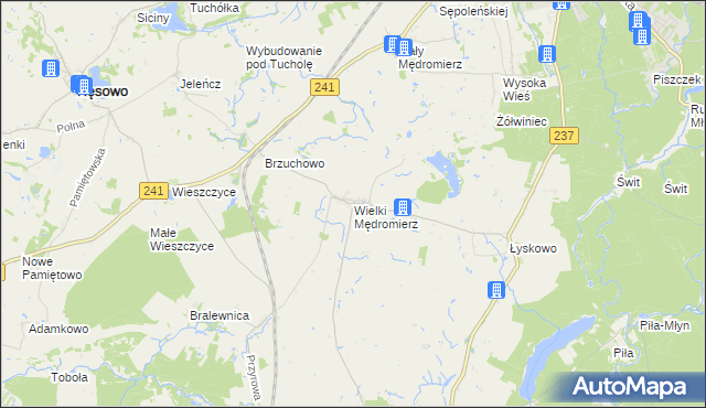 mapa Wielki Mędromierz, Wielki Mędromierz na mapie Targeo