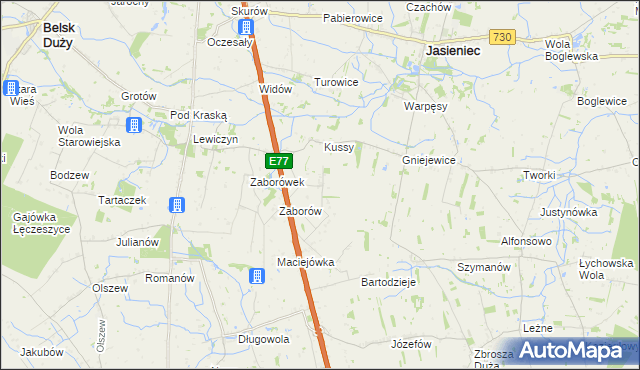mapa Wilczy Targ, Wilczy Targ na mapie Targeo