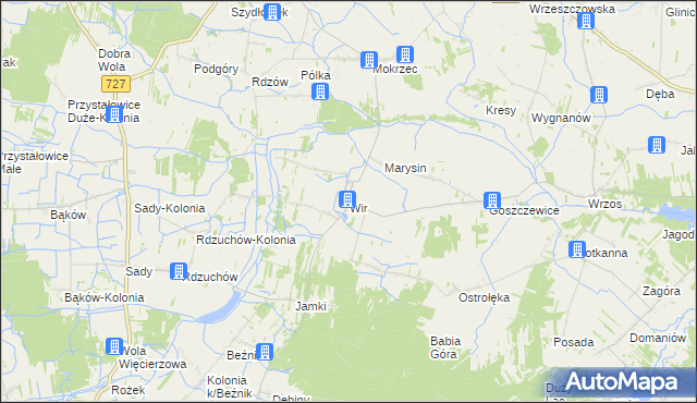 mapa Wir, Wir na mapie Targeo