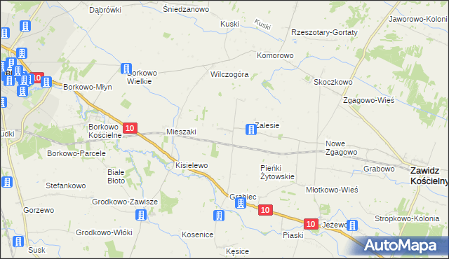 mapa Wola Grąbiecka, Wola Grąbiecka na mapie Targeo