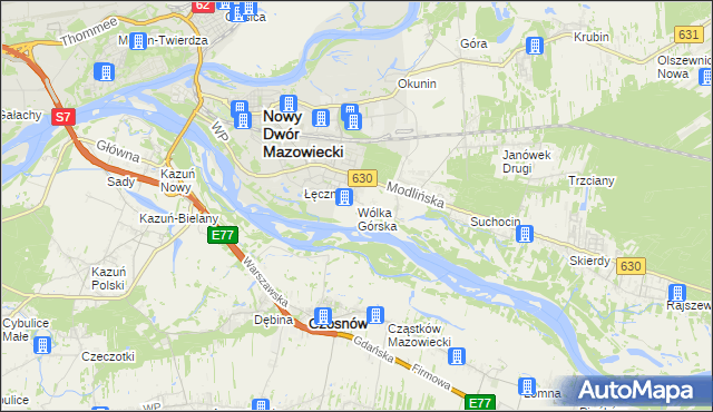 mapa Wólka Górska, Wólka Górska na mapie Targeo