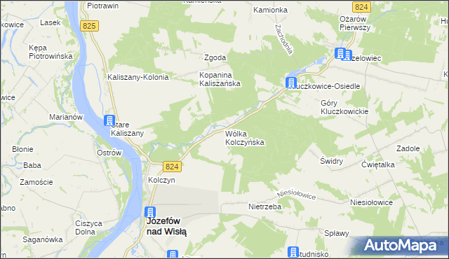 mapa Wólka Kolczyńska, Wólka Kolczyńska na mapie Targeo