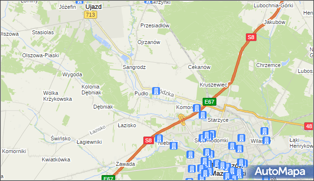 mapa Zaborów Pierwszy, Zaborów Pierwszy na mapie Targeo