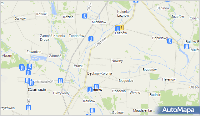 mapa Zacharz, Zacharz na mapie Targeo