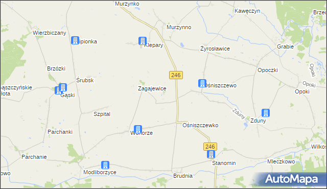 mapa Zagajewiczki, Zagajewiczki na mapie Targeo