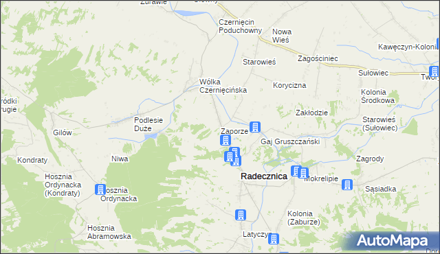 mapa Zaporze, Zaporze na mapie Targeo