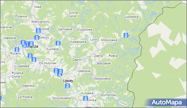 mapa Złatna, Złatna na mapie Targeo