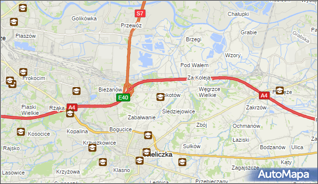 mapa Kokotów, Kokotów na mapie Targeo