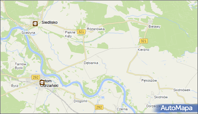 mapa Radocin, Radocin na mapie Targeo