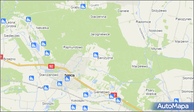 mapa Barczyzna, Barczyzna na mapie Targeo