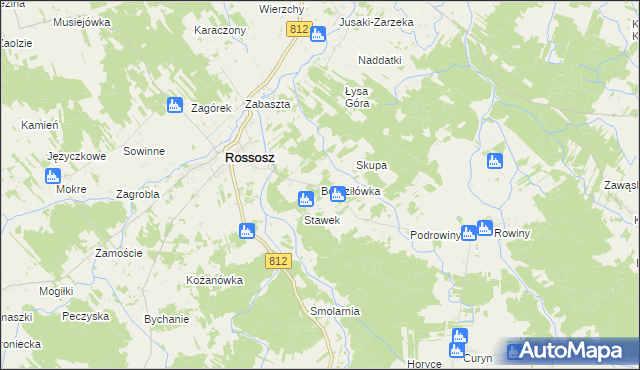 mapa Bordziłówka, Bordziłówka na mapie Targeo