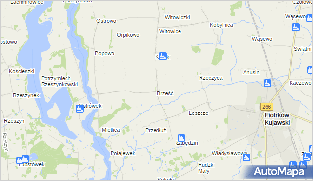 mapa Brześć, Brześć na mapie Targeo