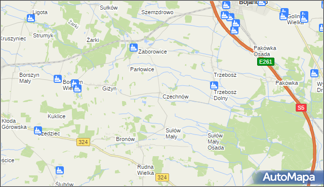 mapa Czechnów, Czechnów na mapie Targeo