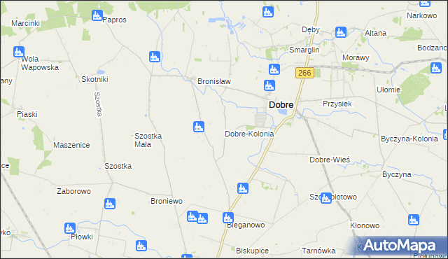mapa Dobre-Kolonia, Dobre-Kolonia na mapie Targeo