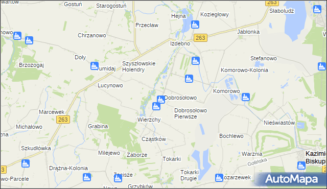 mapa Dobrosołowo, Dobrosołowo na mapie Targeo