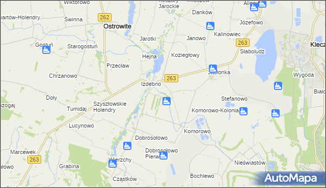 mapa Dobrosołowo Trzecie, Dobrosołowo Trzecie na mapie Targeo