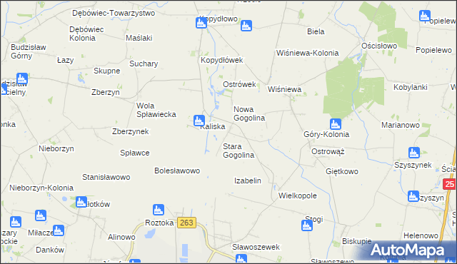 mapa Gogolina, Gogolina na mapie Targeo