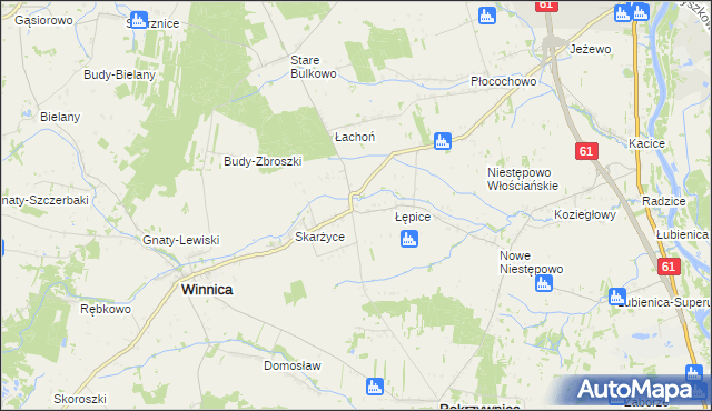 mapa Golądkowo, Golądkowo na mapie Targeo