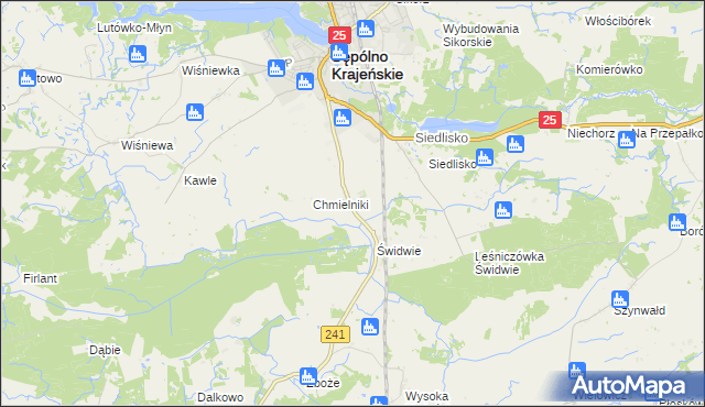 mapa Grochowiec, Grochowiec na mapie Targeo