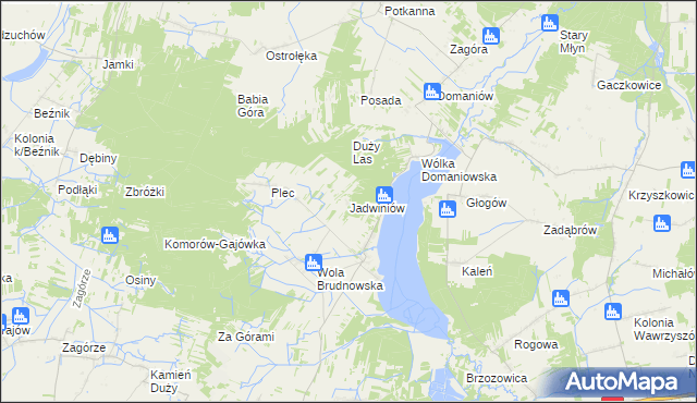 mapa Jadwiniów, Jadwiniów na mapie Targeo