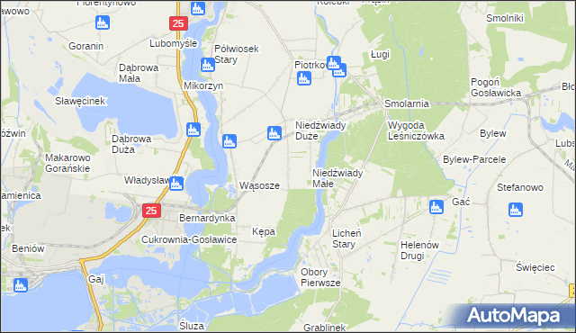 mapa Julia, Julia na mapie Targeo