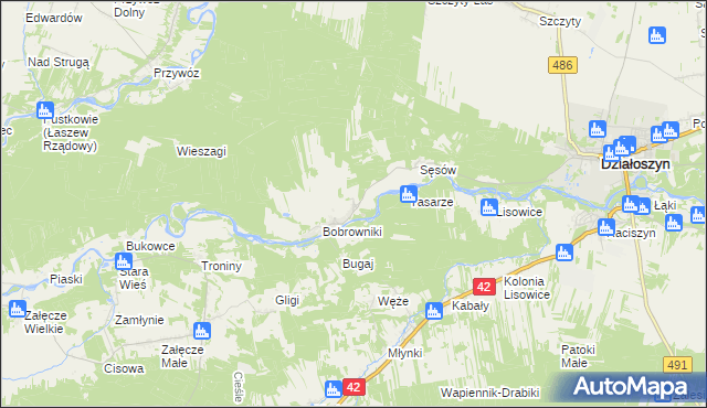 mapa Kapituła, Kapituła na mapie Targeo