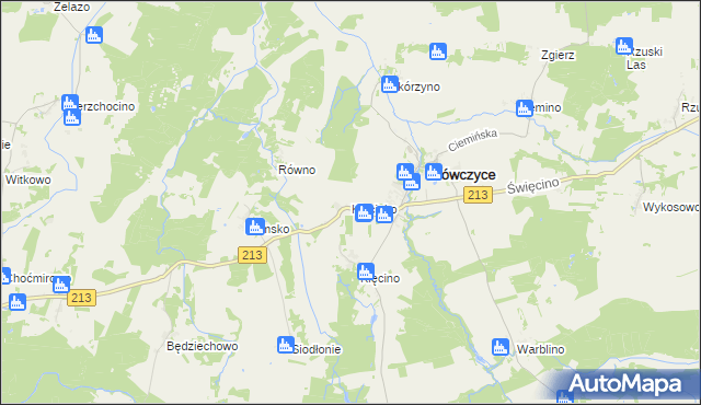 mapa Klęcinko, Klęcinko na mapie Targeo