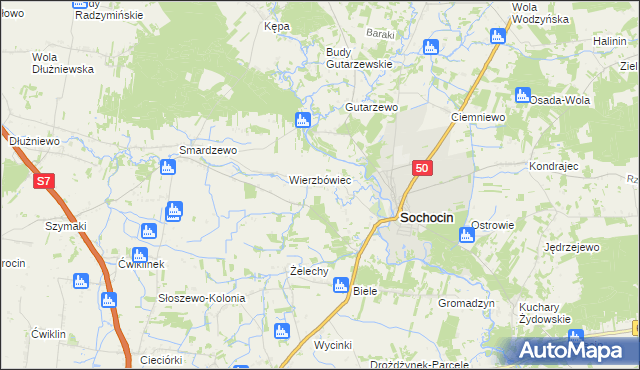 mapa Koliszewo, Koliszewo na mapie Targeo