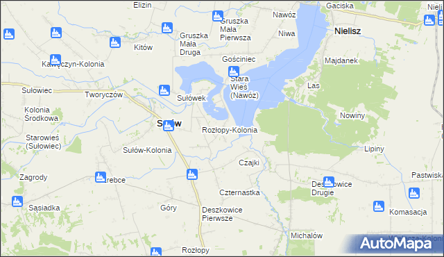 mapa Kulików, Kulików na mapie Targeo