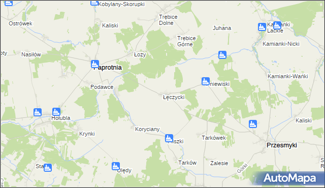 mapa Łęczycki, Łęczycki na mapie Targeo