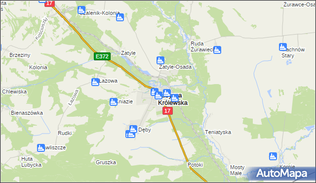 mapa Lubycza Królewska, Lubycza Królewska na mapie Targeo
