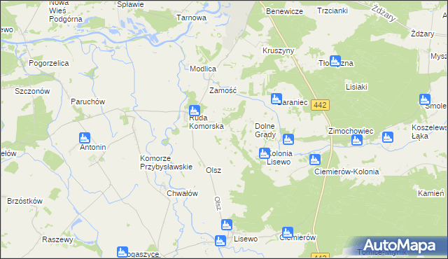 mapa Łupice gmina Pyzdry, Łupice gmina Pyzdry na mapie Targeo
