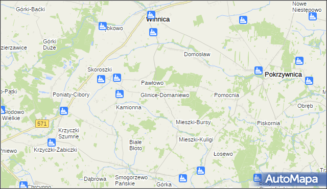mapa Mieszki-Leśniki, Mieszki-Leśniki na mapie Targeo