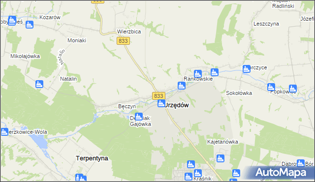 mapa Mikuszewskie, Mikuszewskie na mapie Targeo