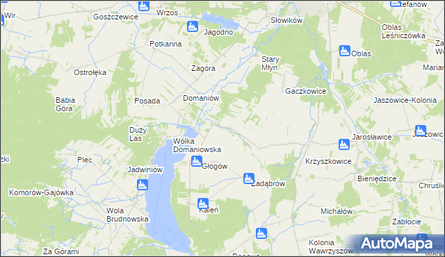 mapa Młódnice, Młódnice na mapie Targeo