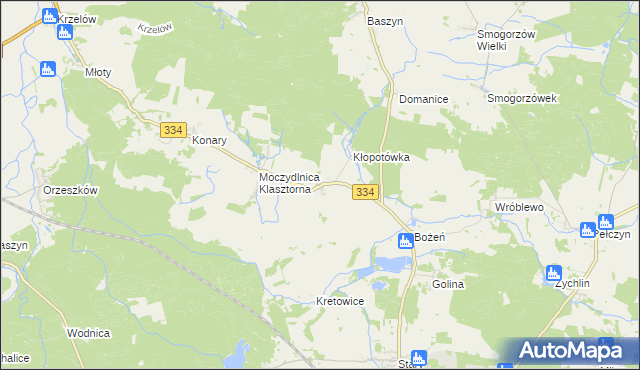 mapa Moczydlnica Dworska, Moczydlnica Dworska na mapie Targeo