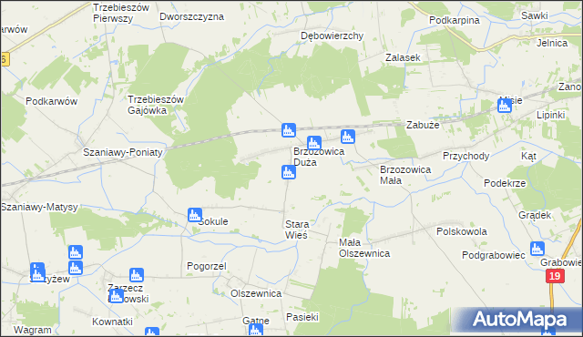 mapa Mościska gmina Kąkolewnica, Mościska gmina Kąkolewnica na mapie Targeo